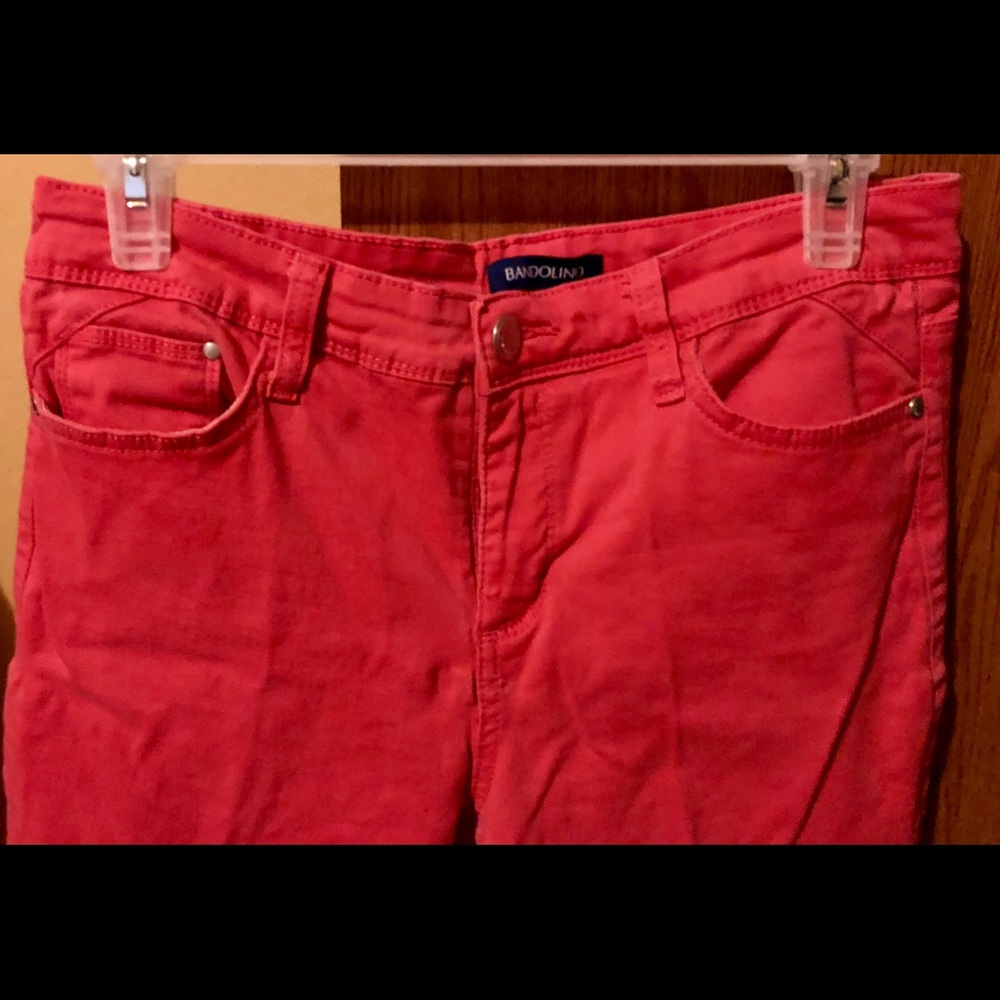 Summer bright orange capri’s